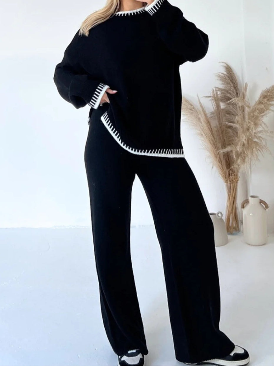 Sophie Color-Blocked Sweater Set