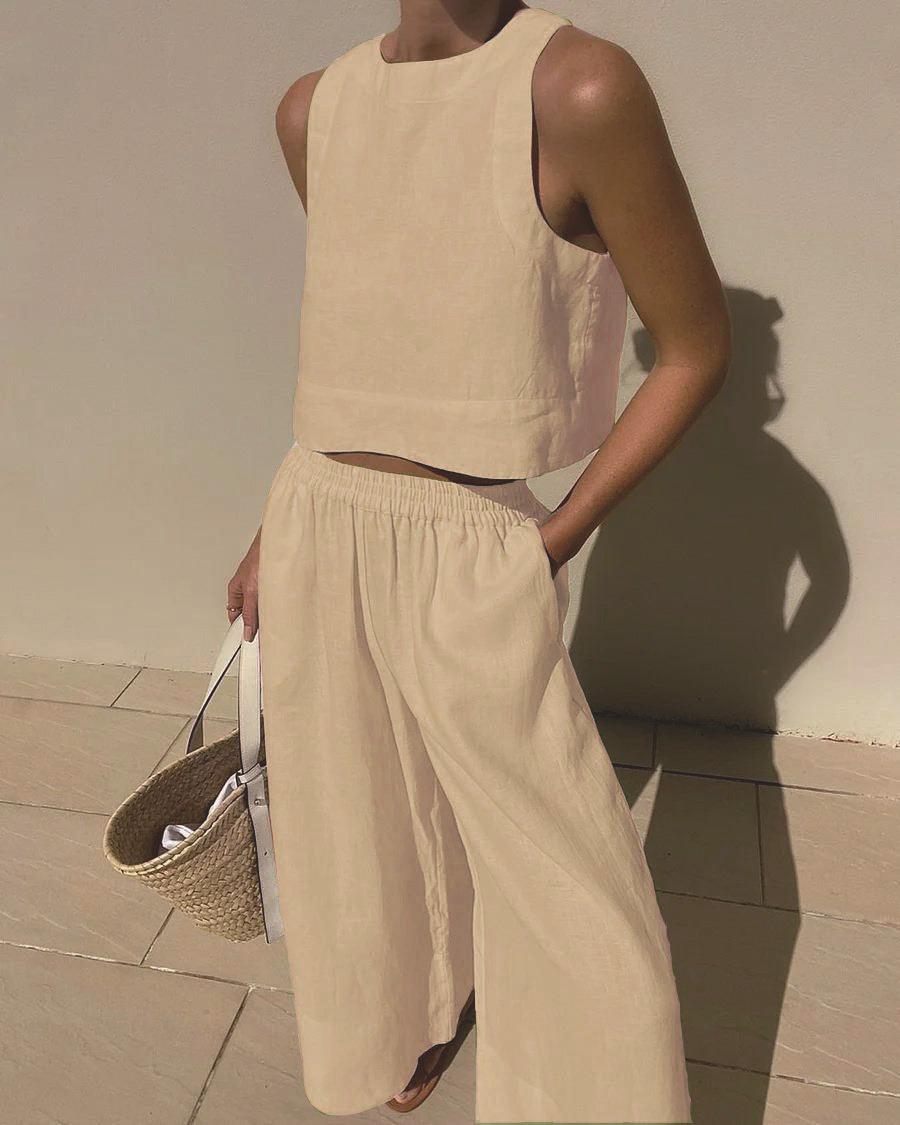 Sienna Sleeveless Two-Piece Set