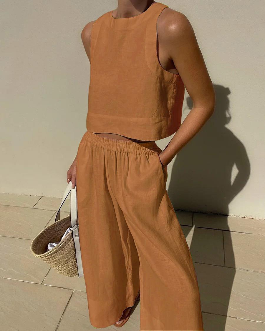 Sienna Sleeveless Two-Piece Set
