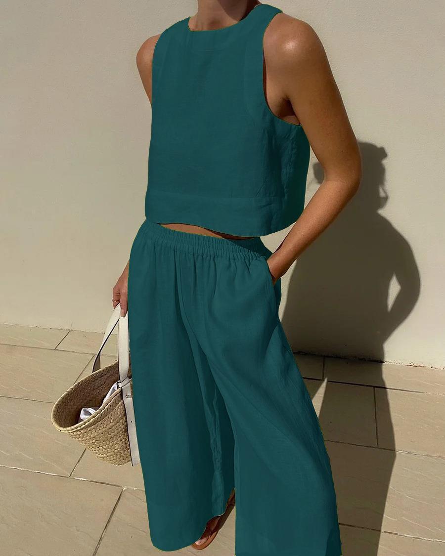 Sienna Sleeveless Two-Piece Set