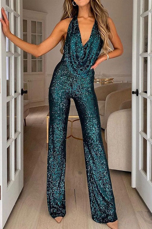 Sabrina Sequin Jumpsuit