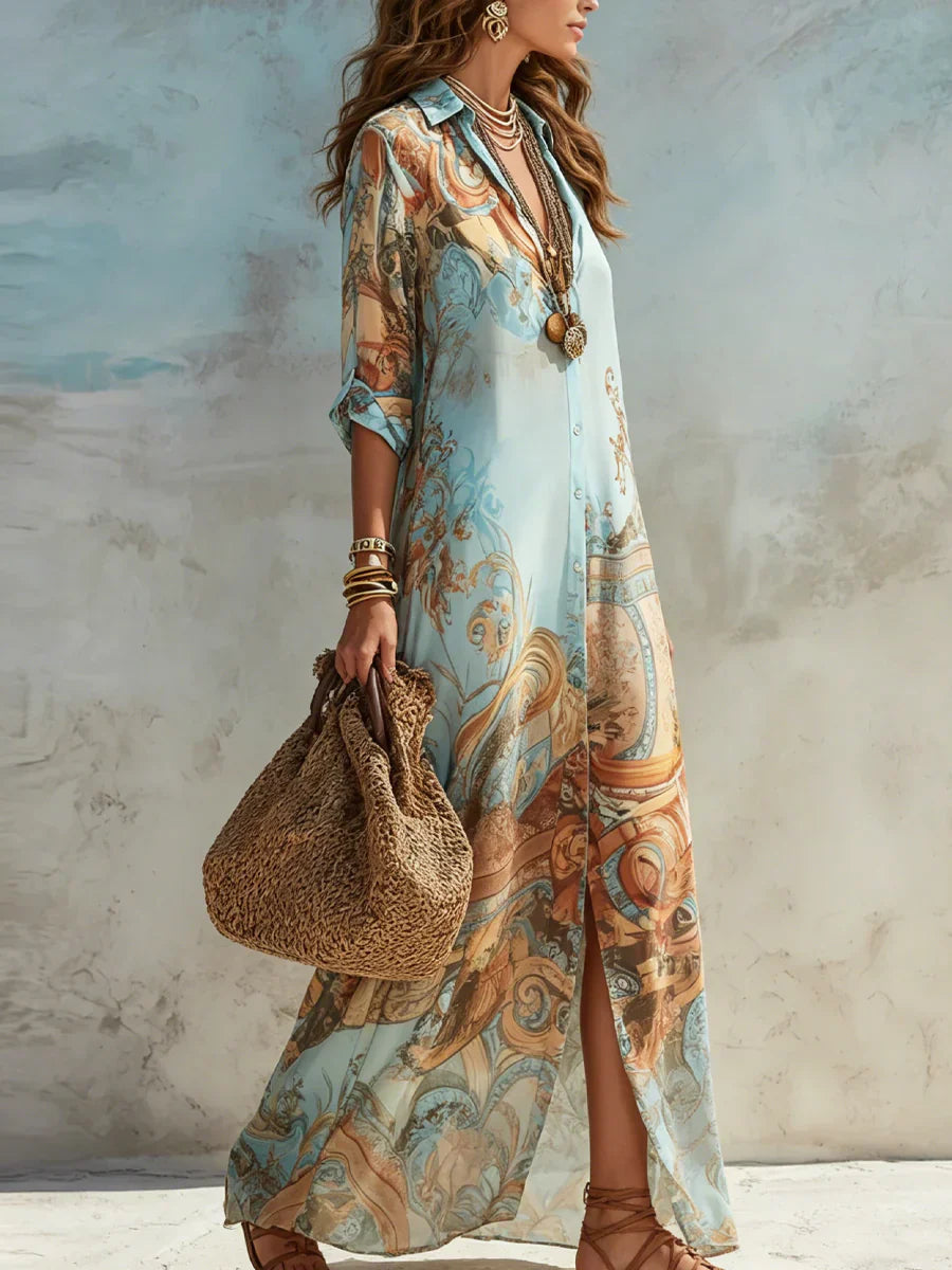 Mara Elegant Flowing Summer Dress
