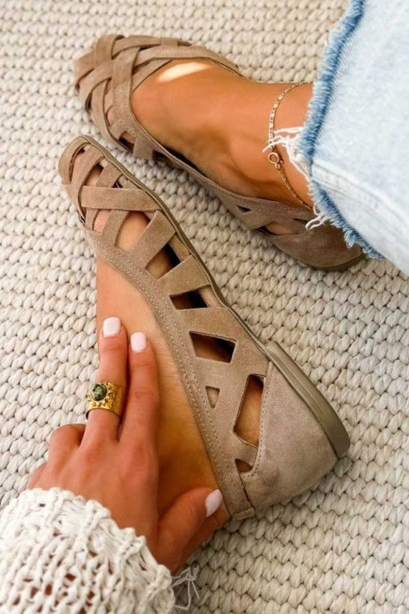 Marleen Flat open-toe sandals