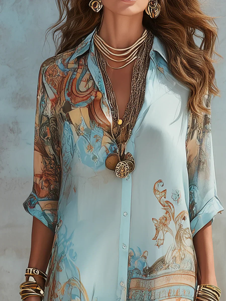 Mara Elegant Flowing Summer Dress