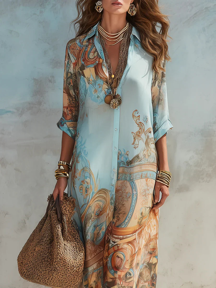 Mara Elegant Flowing Summer Dress
