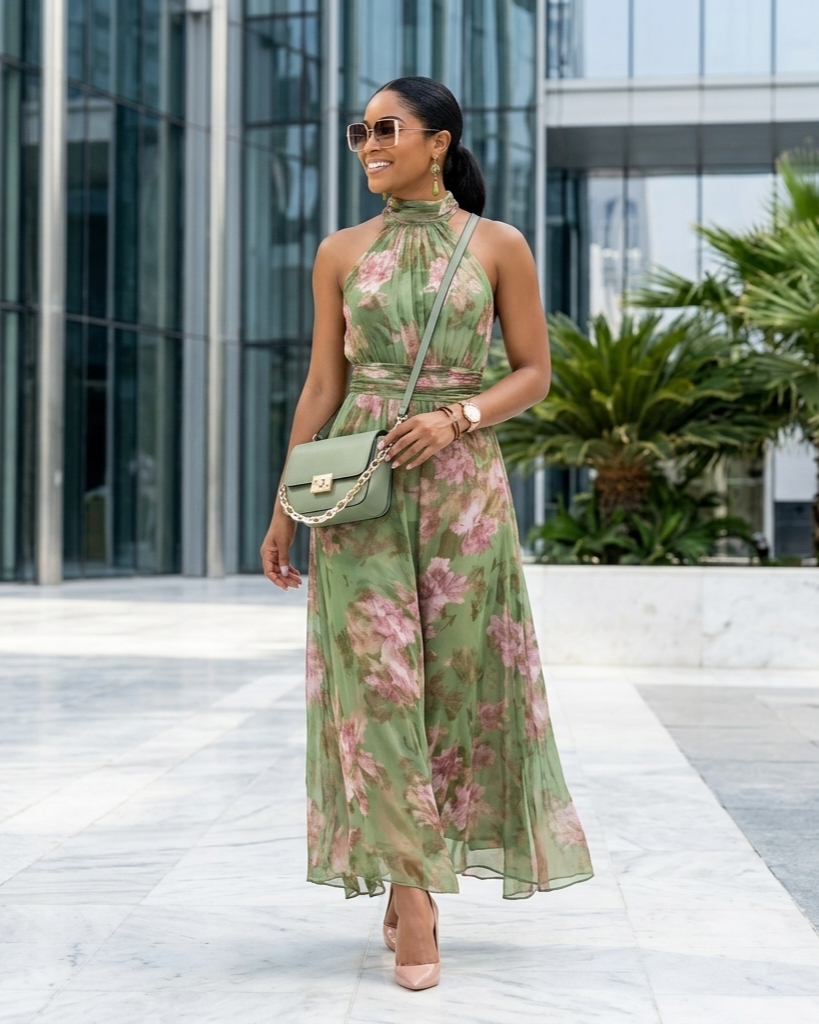 Leticia | Cinch Waist Maxi Dress