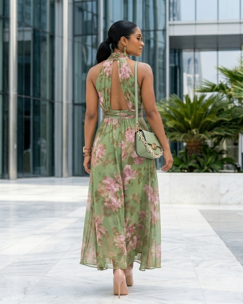 Leticia | Cinch Waist Maxi Dress
