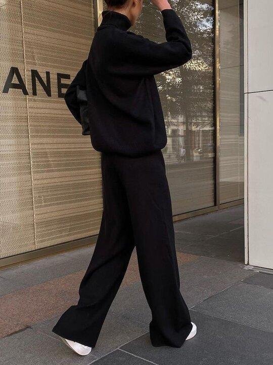 Sofia Knitted Casual Suit