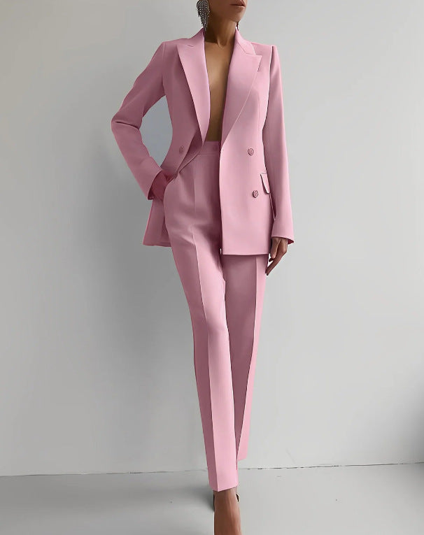 Sofia Blazer & High Waist Pants Set