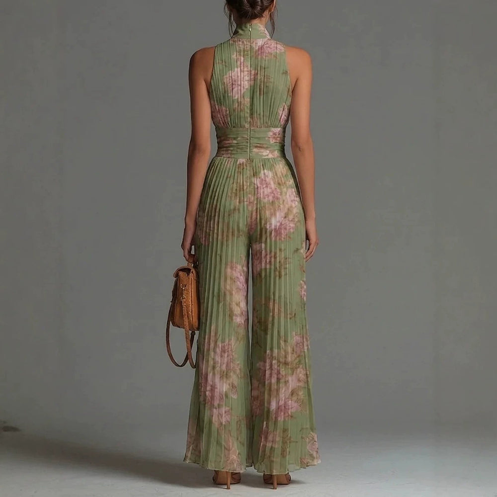 Sofia | Floral Chiffon Jumpsuit