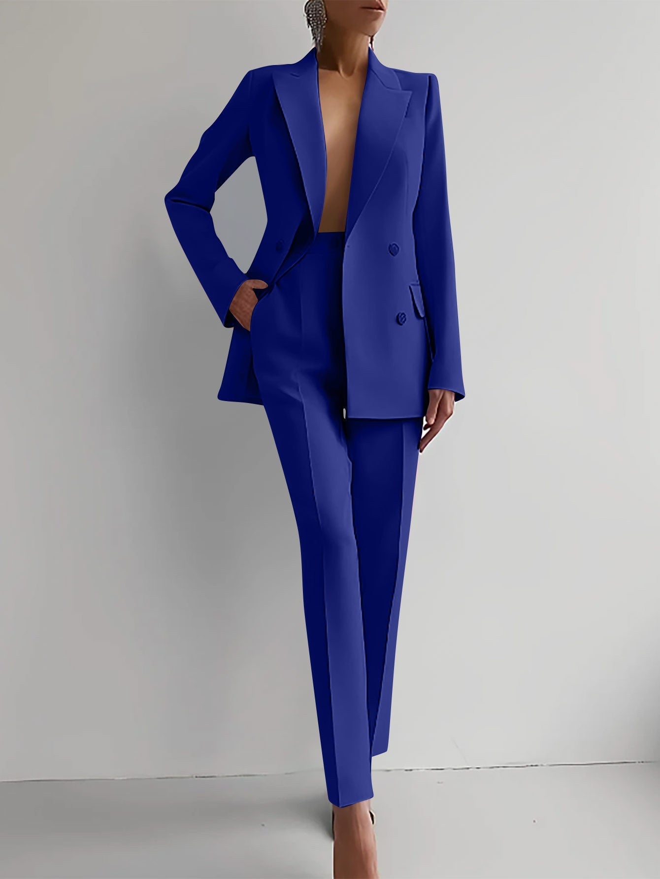 Sofia Blazer & High Waist Pants Set