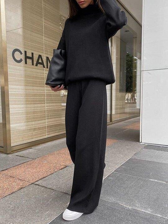 Sofia Knitted Casual Suit