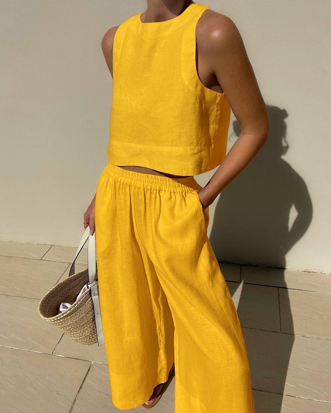 Sienna Sleeveless Two-Piece Set