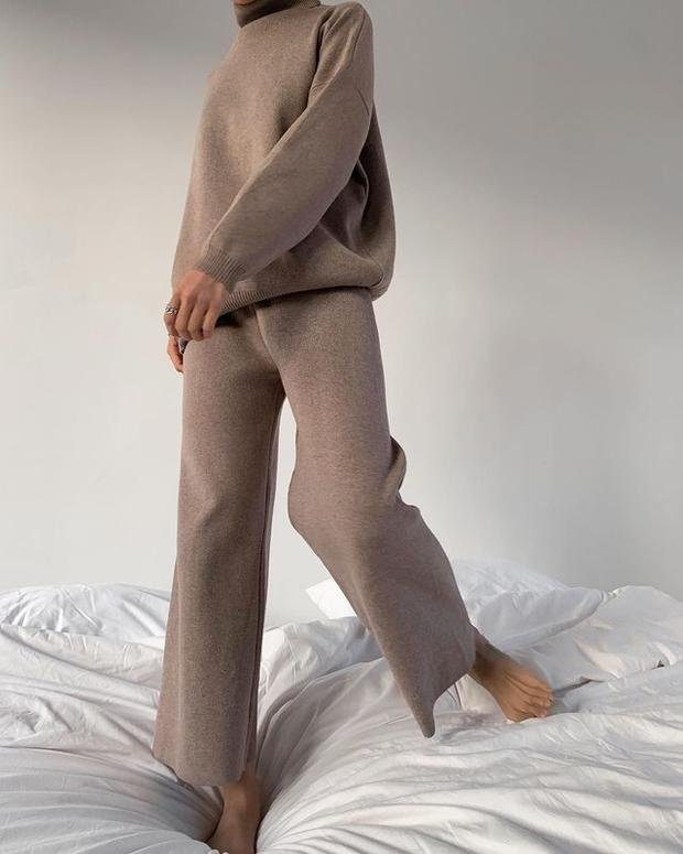 Sofia Knitted Casual Suit