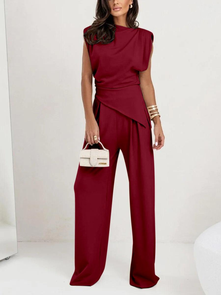 Sofia Sleeveless Casual Two-Piece Set