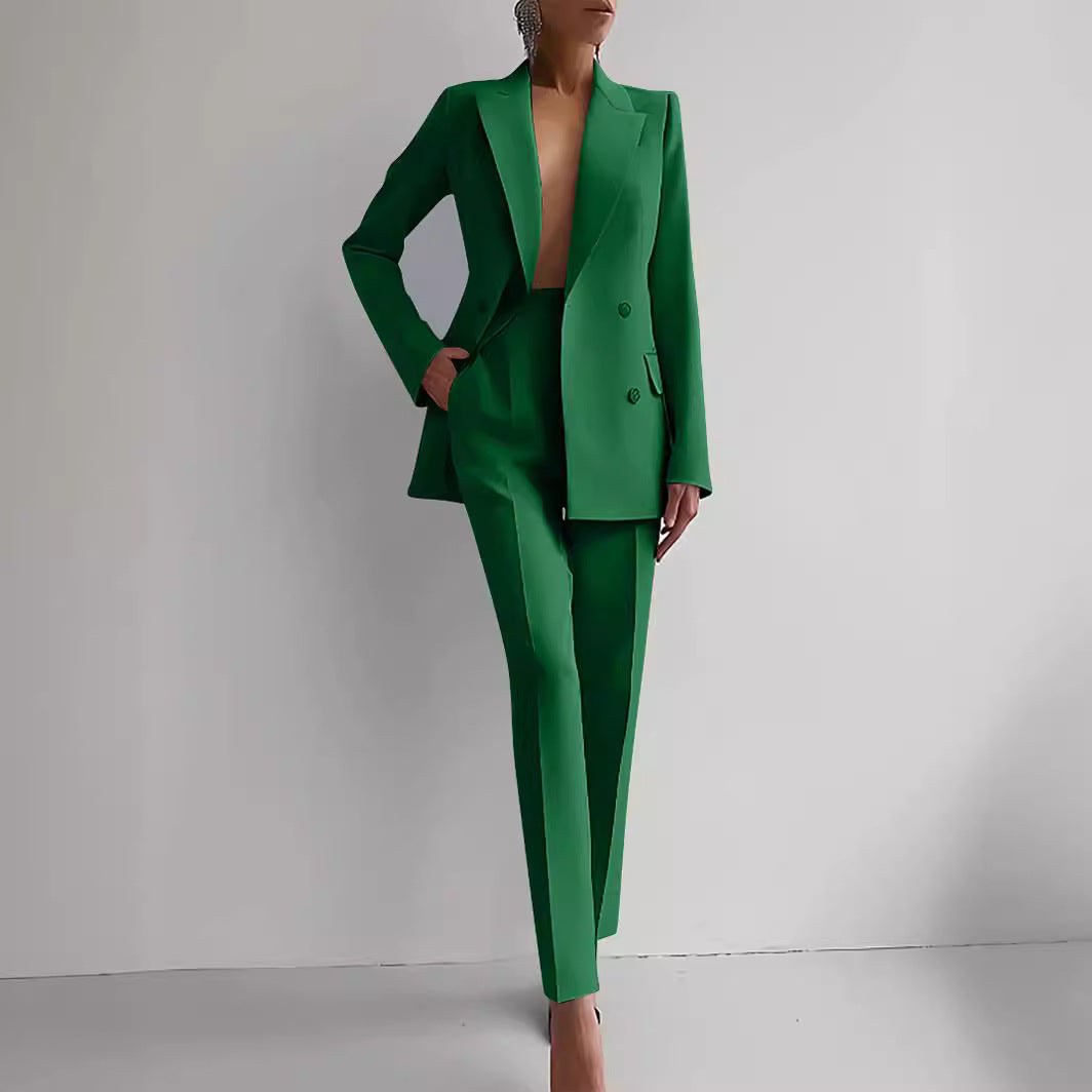 Sofia Blazer & High Waist Pants Set