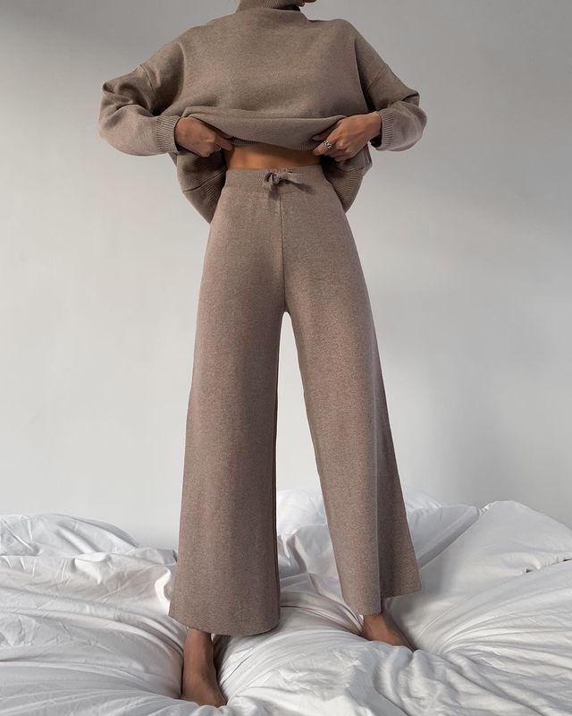 Sofia Knitted Casual Suit