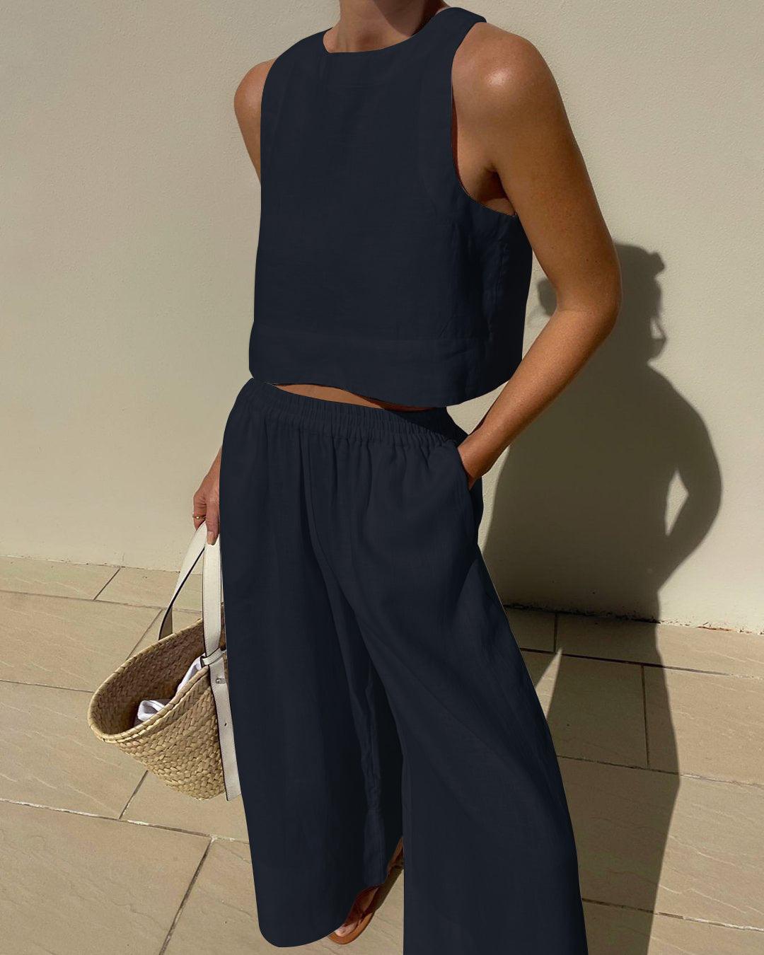 Sienna Sleeveless Two-Piece Set