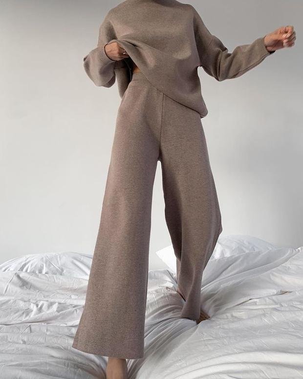Sofia Knitted Casual Suit