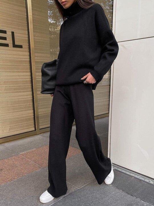 Sofia Knitted Casual Suit