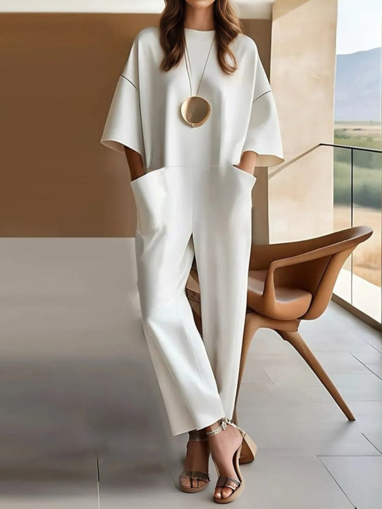 Lila Cotton Stretchy Jumpsuit