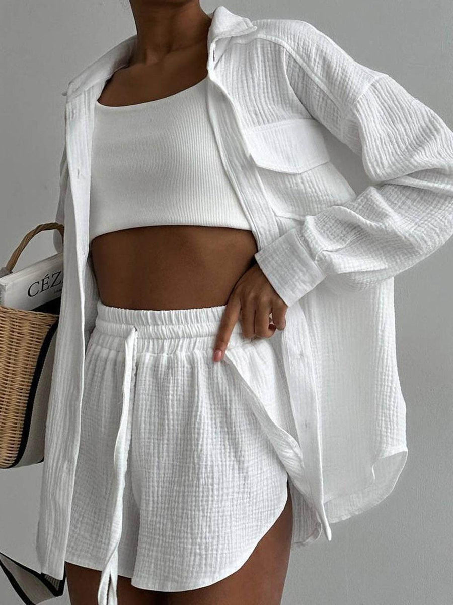 Sofia Minimalist Shorts Set