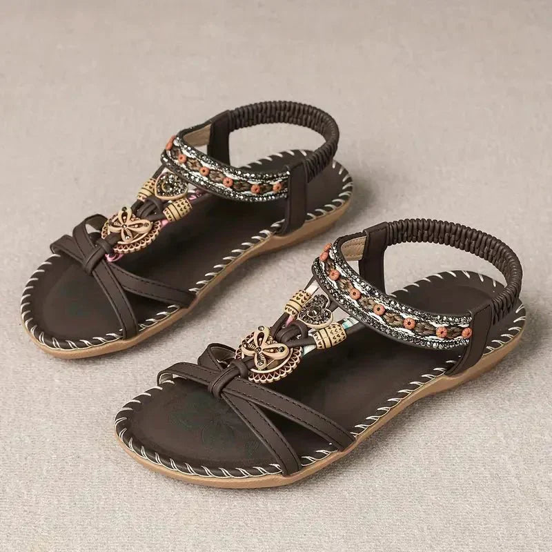 Amy | Boho Flat Sandals
