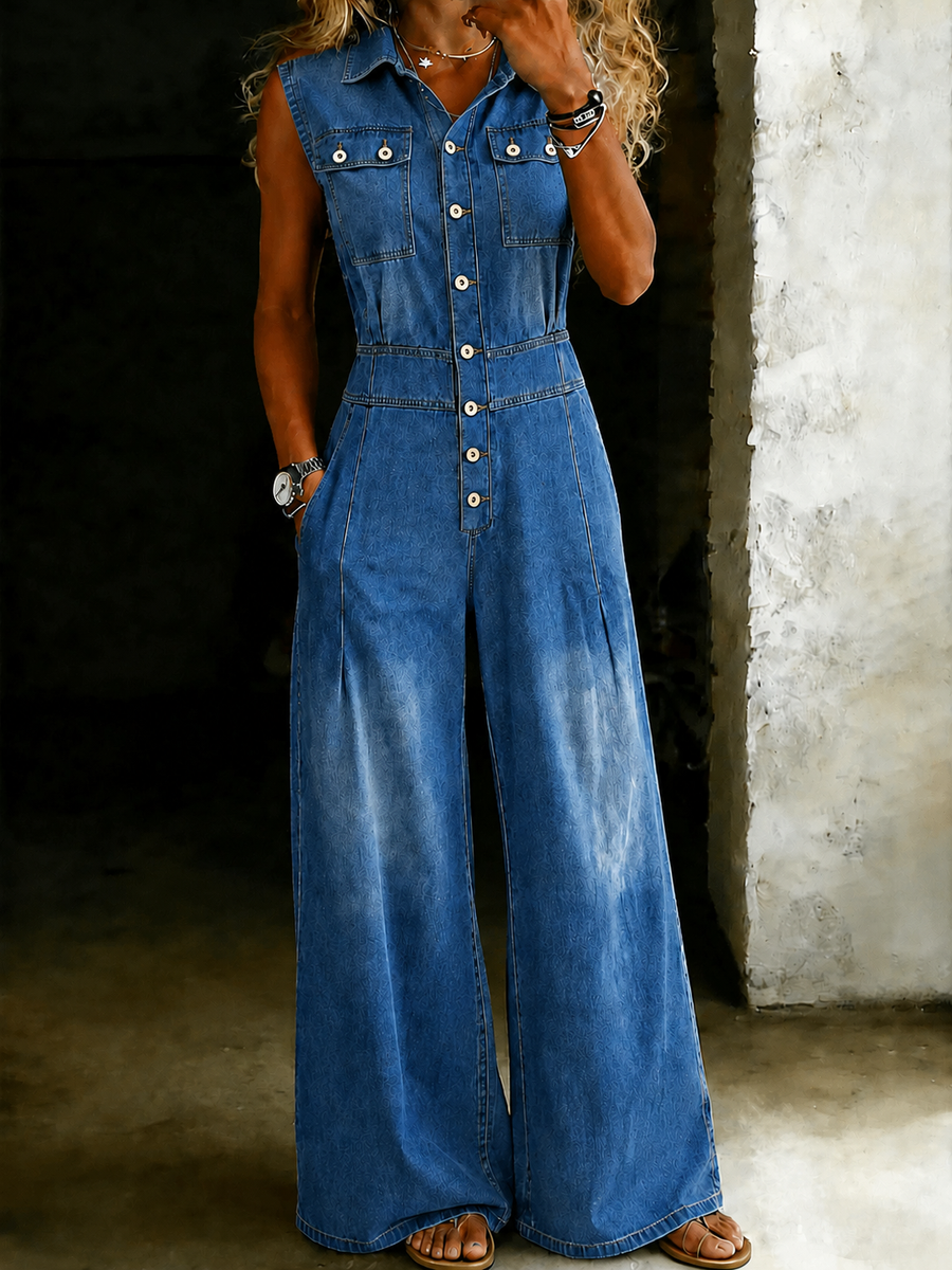 Suzy | Effortless Denim Jumpsuit
