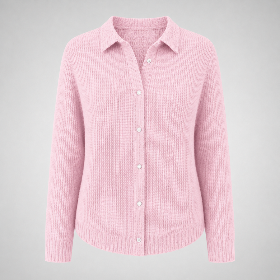 Katrina | Textured Knit Button Cardigan