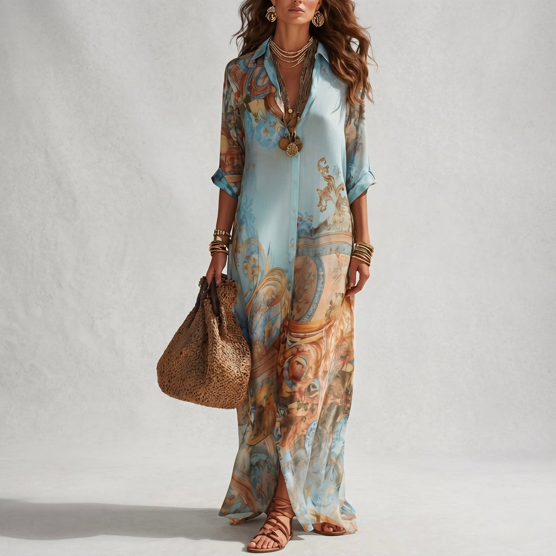 Mara Elegant Flowing Summer Dress