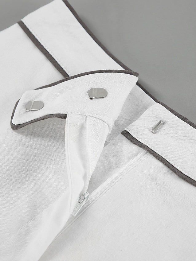 Dante Cotton and Linen Two-Piece Set