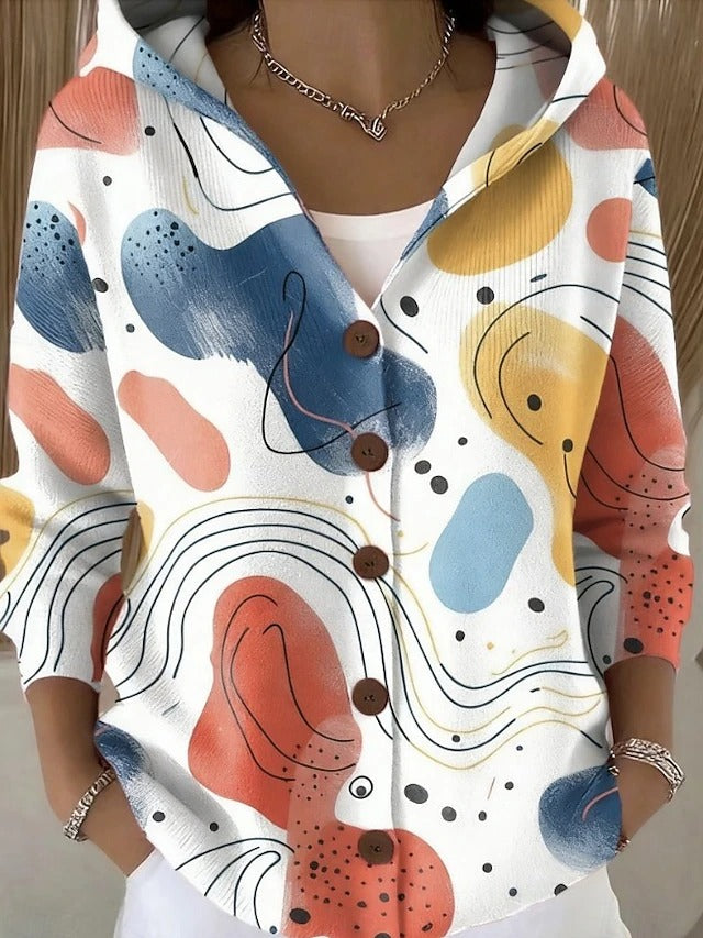 Saiba | Artistic Warm Long Cardigan