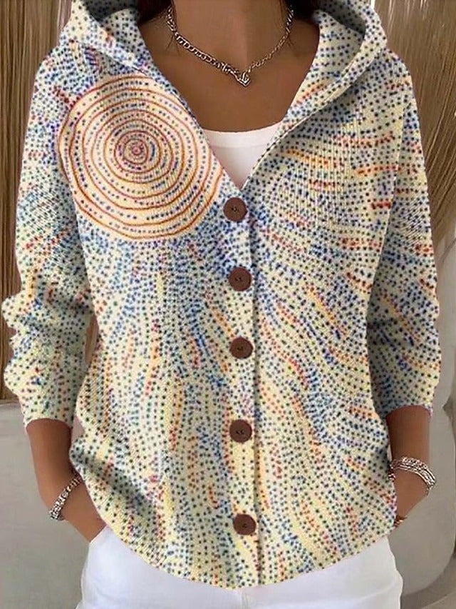 Saiba | Artistic Warm Long Cardigan