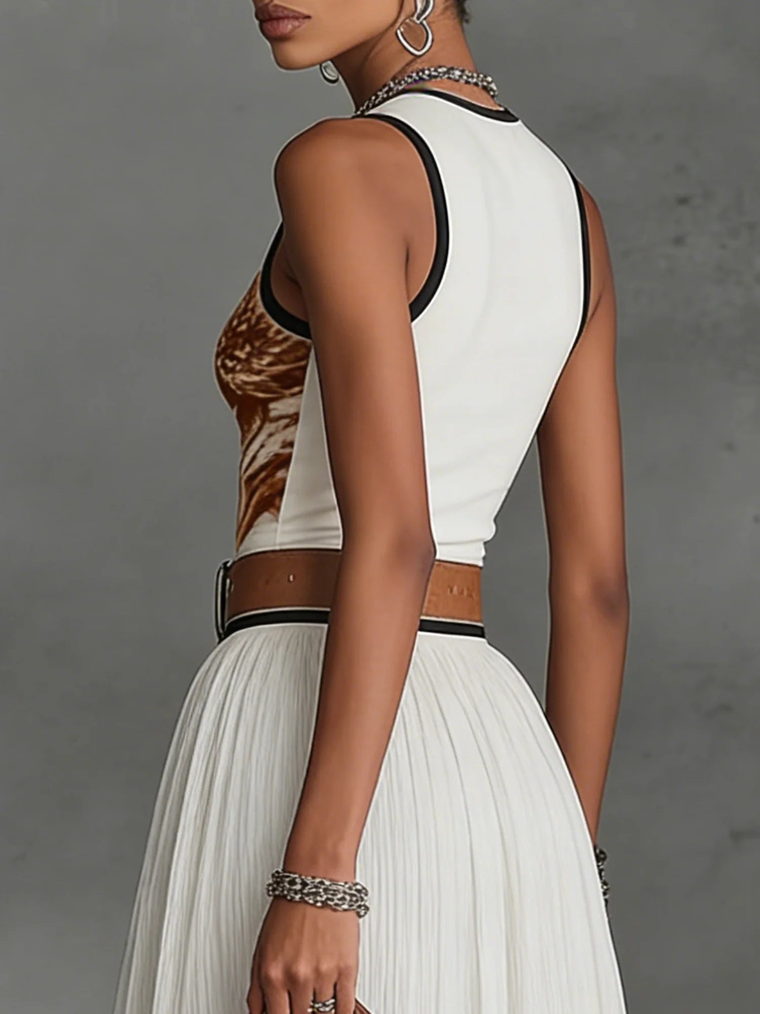 Celeste Chiffon Skirt Set