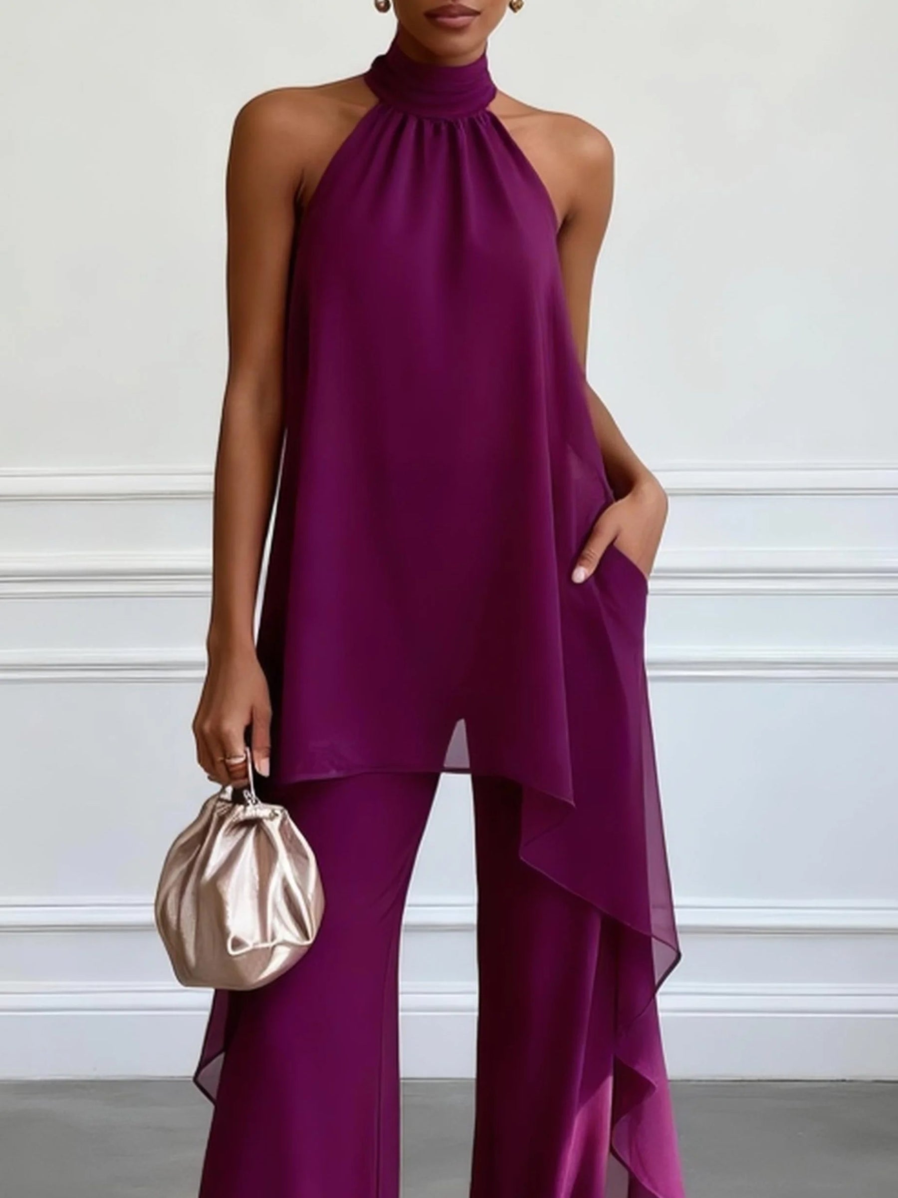 Lilac Elegance Two-Piece Set