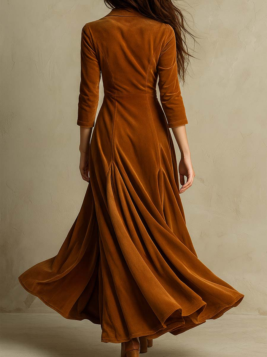 Vivienne Velvet Long Dress