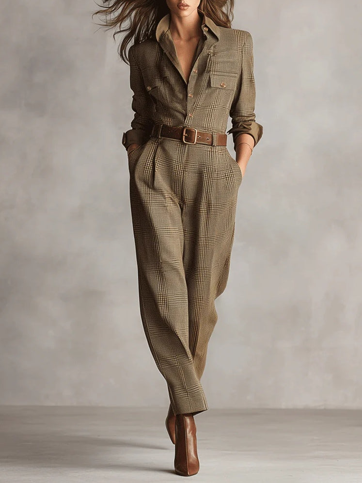Samantha Tweed Utility Jumpsuit