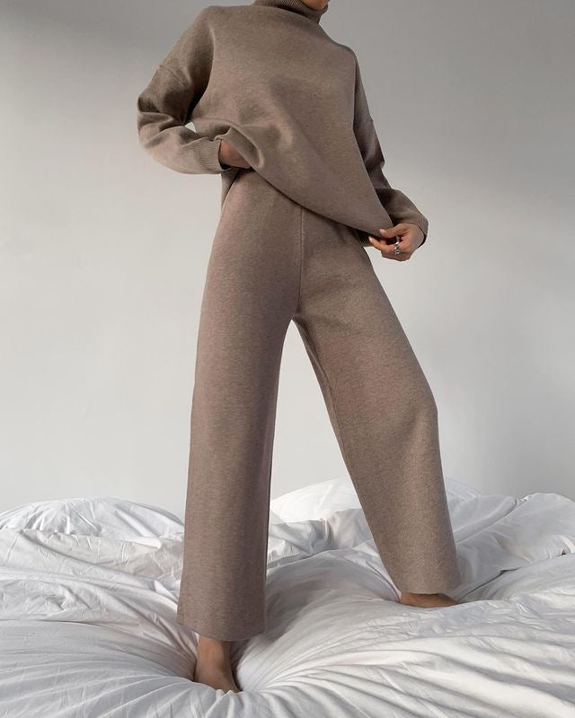Sofia Knitted Casual Suit