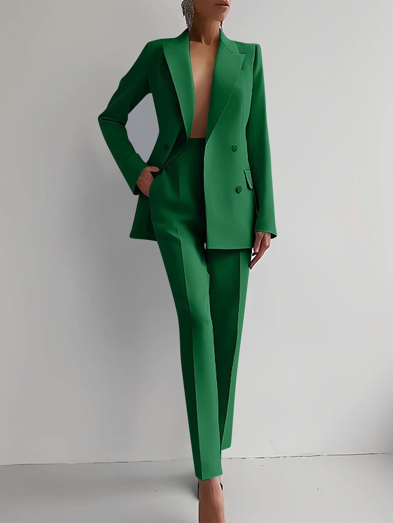Sofia Blazer & High Waist Pants Set