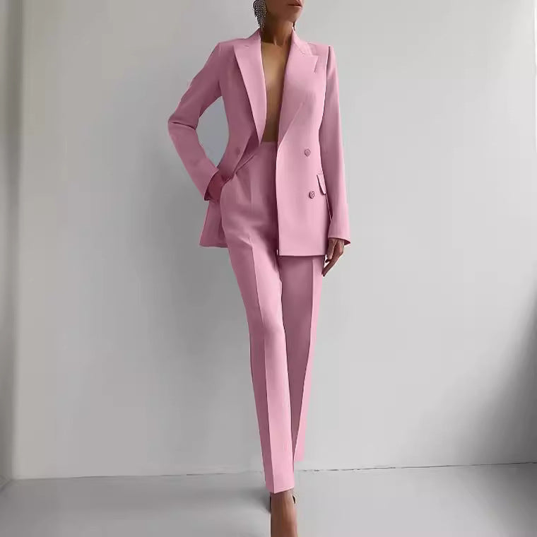 Sofia Blazer & High Waist Pants Set