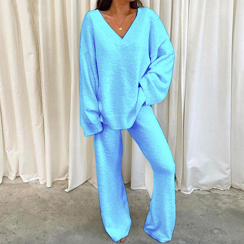 Sofia V-neck Two-piece Set