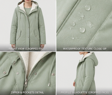 Amélie | Waterproof Long Parka