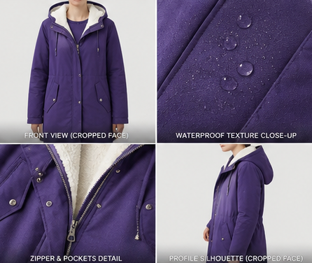 Amélie | Waterproof Long Parka